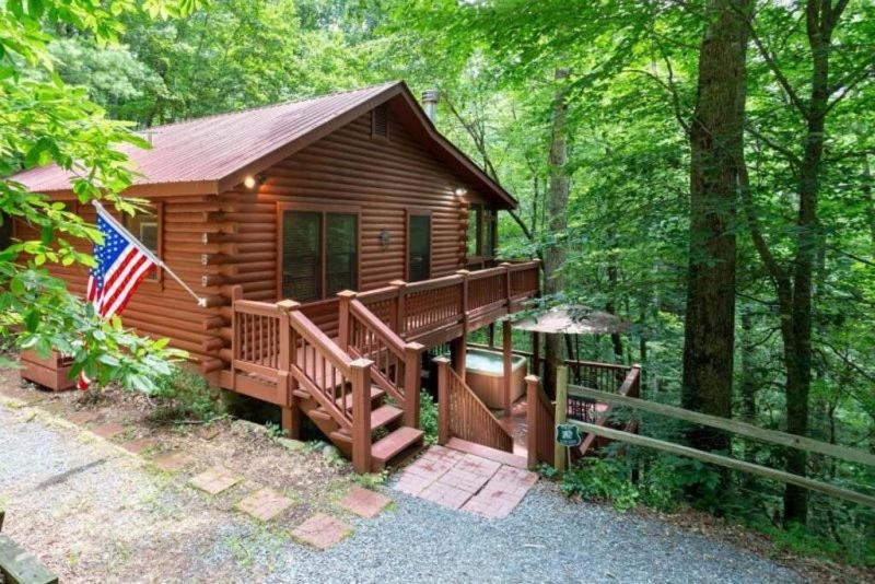 Mountain Spirit Cabin - Fireplace And Hot Tub Villa Blue Ridge Ngoại thất bức ảnh